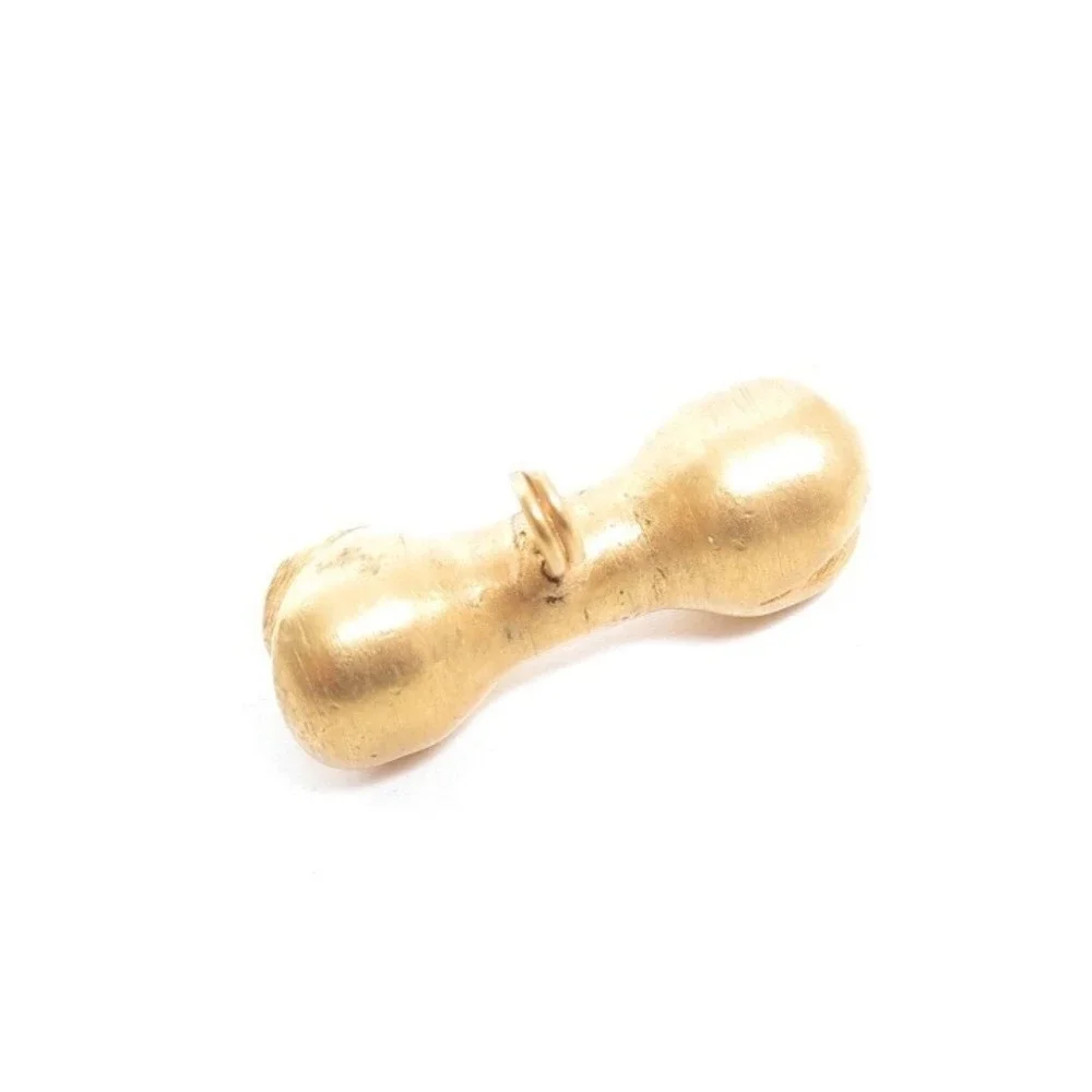Gold Toned Dog Bone Charm Pendant‎ Jewelry Making Craft Supplies